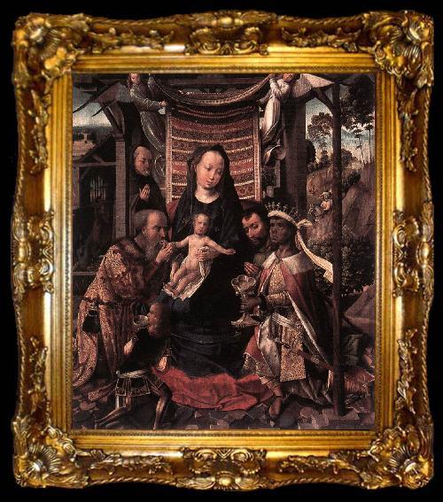 framed  COTER, Colijn de The Adoration of the Magi dfg, ta009-2